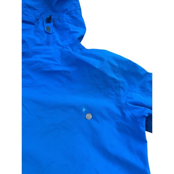 Marmot GoreTex Blue Black Full Zip Hooded Jacket Mens Large - Picture 10 of 10